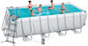 Power Steel Swimmingpool-Set Rechteckig 488x244x122 cm Bestway n/a