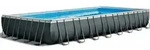 Frame Swimming Pool Set 'ultra Quadra Xtr', Anthrazit, 975 X 488 X 132 Cm, Inkl.
