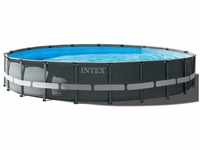 Intex - Frame Swimming Pool Set Ultra Rondo xtr anthrazit ø 610 x 122 cm Inkl.