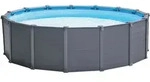 Frame Swimming Pool Set 'graphit', Graphit, &Oslash; 478 X 124 Cm, Inkl. Sandfilteranlage -