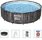 Bestway Steel Pro Max Frame Pool Komplett-set &Oslash; 427 X 107 Cm Aufstellpool
