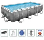 Power SteelTM Frame Pool Komplett-set Mit Filterpumpe 488 X 244 X 122 Cm,