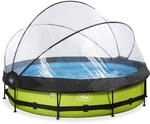 Exit Toys - Exit Lime Pool &Oslash;360x76cm Mit Filterpumpe Und Abdeckung - Gr&uuml;n