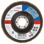 Bosch - F&auml;cherschleifscheibe X431 Standard For Metal Gewinkelt 115 Mm 22,23 Mm 40 -
