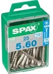 Spax - Universalschrauben 5.0 X 60 Mm Tx 20 Senkkopf - 25 Stk. Schrauben & D&uuml;bel