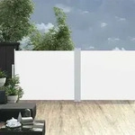 Ausziehbare Seitenmarkise 170x1200 Cm Creme - Vidaxl