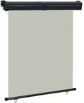 Balkon-seitenmarkise 145x250 Cm Grau Vidaxl