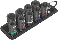 Belt C Impaktor 1 Steckschl&uuml;sseleinsatz-satz. 1/2'-antrieb, 10-tlg. - Wera