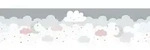 A.s.creations - Kinderzimmertapete Grau 403743 Bord&uuml;re&nbsp;403743