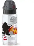 Trinkflasche Tritan Kids Fireman 0,5l Transparent