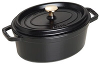 Staub - 40500-231-0 Gusseisen Br&auml;ter/cocotte Oval 23 Cm 2,35 L Schwarz