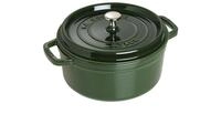 Staub Cocotte Rund Basilikumgr&uuml;n 24 Cm 40509-356-0