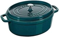 Ovale Kasserolle/cocotte Aus Gusseisen De, Durchmesser De 31 Cm, 5,5 L, La Mer -