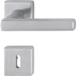 Rosettengarnitur Dallas E1643z/52kv/52kvs Edelstahl F69 Eckig Ob Din Links /...