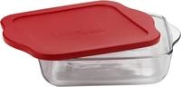 Pasabahce - 59024 Borcam Mit Deckel - Auflaufform, Backform, Servierform Eckig Aus