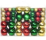 Weihnachtskugeln 100 Stk. Rot/golden/gr&uuml;n Vidaxl