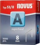 Feindrahtklammer A Typ 53/8 Mm St Novus Ve &Agrave; 5000 St&uuml;ck