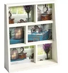 Rustic Galerier., 3x10x15 Und 3x10x10 Cm, Weiss