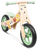 Bicicleta andador madera color verde sin pedales correpasillos para niños...