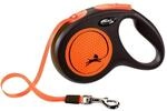 Flexi - Hundeleine New Neon Neon Orange Gurt 5 M Automatikleine