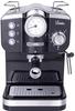 Coffee 200 Espressomaschine Retro, schwarz, 20bar 402000 - Bikitchen
