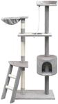 Vidaxl Cat Tree With Sisal Scratching Posts 150 Cm Grey