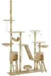 Vidaxl - Katzen-kratzbaum Mit Sisal-kratzs&auml;ulen 230 - 250 Cm Beige