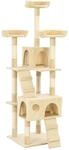 Katzen-kratzbaum Mit Sisal-s&auml;ulen 170 Cm Beige - Vidaxl