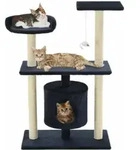 Katzen-kratzbaum Sisal 95 Cm Dunkelblau Vidaxl