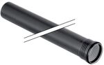 Geberit - Silent Pp Rohr 390504141 Dn 100, 1000 Mm, Mit Muffe, Schalloptimiert