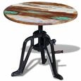 Beistelltisch Altholz Gusseisen 60x(42-63) Cm - Vidaxl
