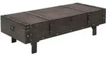 Couchtisch Sperrholz Vintage-stil 120x55x35 Cm - Vidaxl