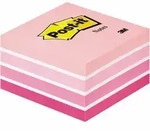 Post-it Mehrfarbiger Notizw&uuml;rfel 5x90 Bl&auml;tter 76x76 Pastellrosa T&ouml;ne