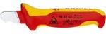 Knipex - 98 53 03 Abmantelungsmesser Isolierender Mehrko.-griff, Vde 170 Mm