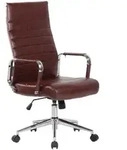 B&uuml;rostuhl Kolumbus Kunstleder Bordeauxrot