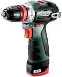 Metabo - Akku-bohrschrauber Powermaxx Bs Bl Q (601749500) Kunststoffkoffer 12v 2x2ah