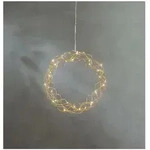 Led-dekoleuchte Curly Dewdrops, Metall, Messingfarben