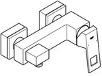 Eurocube Einhand-brausebatterie Dn 15, Wandmontage, - Grohe