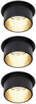 Paulmann 93379 Led-einbauleuchte Led Led Fest Eingebaut 18 W Schwarz (matt), Gold