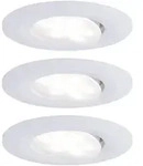 Paulmann - Calla Led-bad-einbauleuchte 3er Set 19.5 W Ip65 Wei&szlig; (matt)