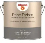 Feine Farben No. 34 Kunst Der Linie 2,5 L Expressives Graphitgrau Edelmatt Wandfarbe