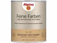 Alpina - Feine Farben Lack No. 43 Baukunst der Sonne lehmorange edelmatt 750 ml