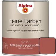 Feine Farben Lack No. 22 Befreiter Feuervogel Glutrot Edelmatt 750 Ml Buntlacke -