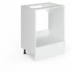 Herdumbauschrank R-line, Wei&szlig; Hochglanz, 60 Cm Ohne Arbeitsplatte, Vicco