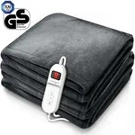 Sinnlein - Heizdecke Elektrisch 160x120cm Grau W&auml;rmeunterbett Xxl Heizmatte