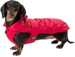 Fashion Dog - Hundemantel Speziell F&uuml;r Dackel - Rot - 43 Cm