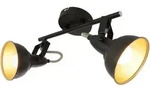 Briloner - Deckenleuchte Spotlampe Schwenkbar Retro 2xe14 40w Schwarz-gold Metall