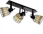 Eglo - 3er Spot Anwick 1 Natur 67 X 14 Cm E27, Max. 60 W Spots