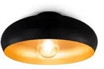 B.k.licht - Deckenleuchte &Oslash;39,5 Cm - E27 Fassung, 1-flammig, Schwarz-gold