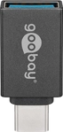 Usb-c&trade;/usb-a 3.0 Otg Superspeed-adapter F&uuml;r Ladekabel, Grau, Usb-c&trade;-adapter Mit